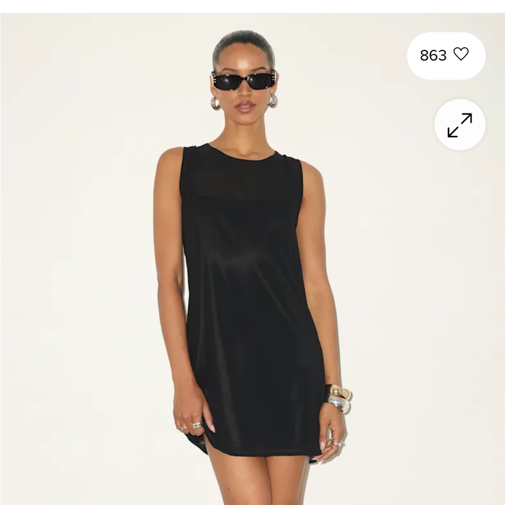 NWT- Lulus Sheer Overlay Slip Dress with Tag! Great for Formal event!! Size 6